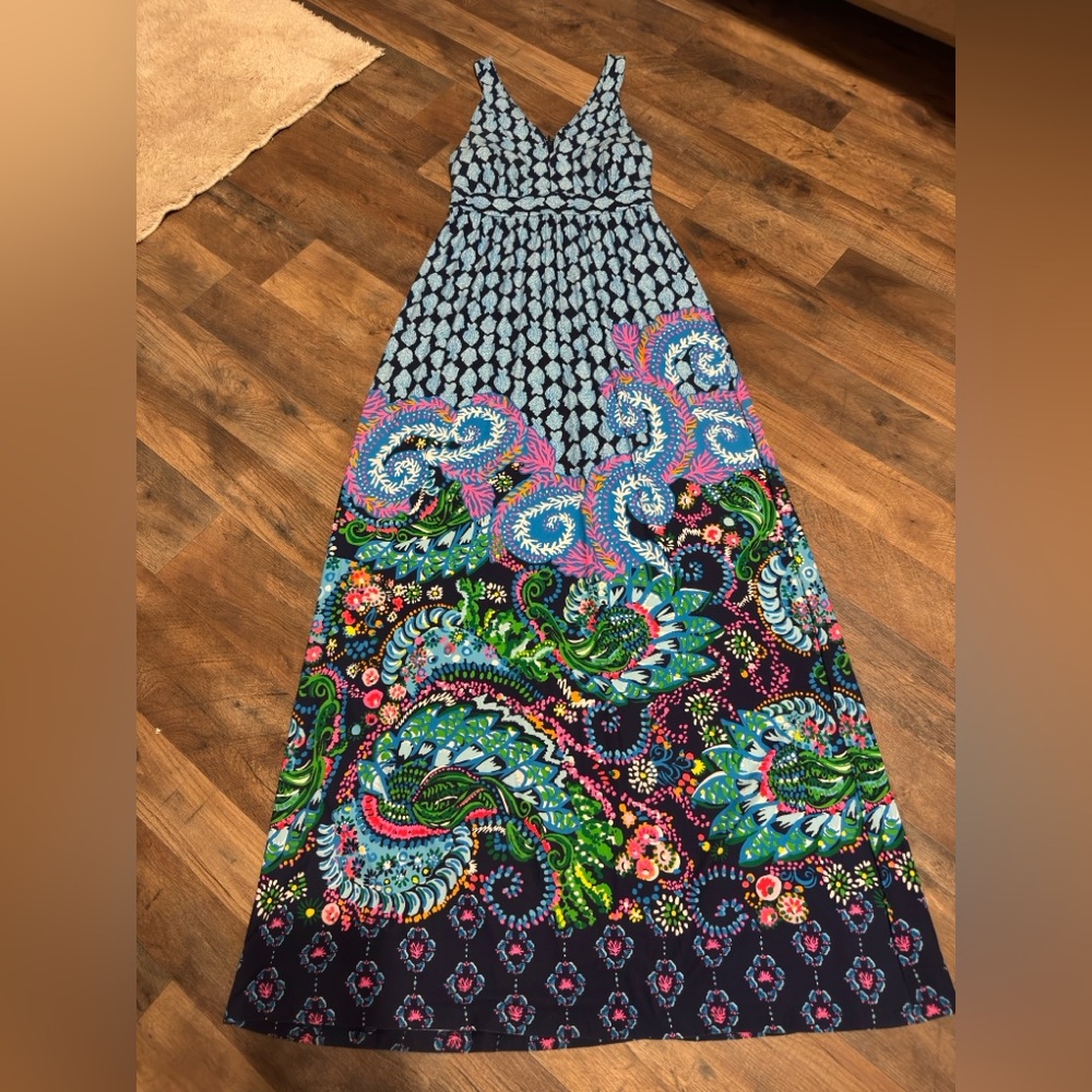 Colorful Paisley Maxi Dress
